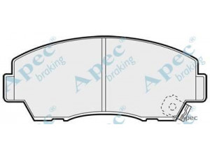 APEC braking PAD501 stabdžių trinkelių rinkinys, diskinis stabdys 
 Techninės priežiūros dalys -> Papildomas remontas
UB3949280, UB394928O, UB7149280