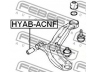 FEBEST HYAB-ACNF valdymo svirties/išilginių svirčių įvorė
54551-1C000