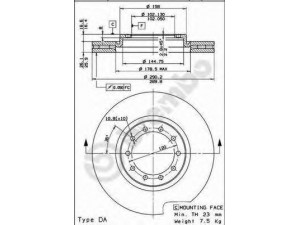 BREMBO 09.7261.10 stabdžių diskas 
 Dviratė transporto priemonės -> Stabdžių sistema -> Stabdžių diskai / priedai
5010260603