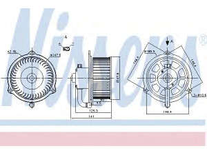 NISSENS 87158 vidaus pūtiklis 
 Šildymas / vėdinimas -> Orpūtė/dalys
SH6361B10, SH6361B10