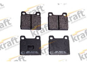 KRAFT AUTOMOTIVE 6000110 stabdžių trinkelių rinkinys, diskinis stabdys 
 Techninės priežiūros dalys -> Papildomas remontas
171698151B, 171698151E, 171698151H