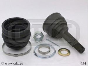 CDX 654 jungčių komplektas, kardaninis velenas 
 Ratų pavara -> Sujungimai/komplektas