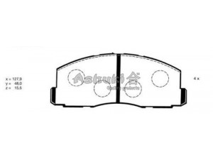 ASHUKI C002-01 stabdžių trinkelių rinkinys, diskinis stabdys 
 Techninės priežiūros dalys -> Papildomas remontas
V9118-M010, 0 986 460 978/BOSCH