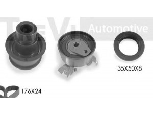 TREVI AUTOMOTIVE KD1071S paskirstymo diržo komplektas 
 Techninės priežiūros dalys -> Papildomas remontas