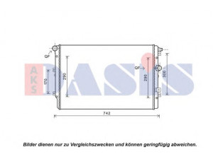 AKS DASIS 040059N radiatorius, variklio aušinimas 
 Aušinimo sistema -> Radiatorius/alyvos aušintuvas -> Radiatorius/dalys
5N0121253N