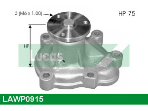 LUCAS ENGINE DRIVE LAWP0915 vandens siurblys 
 Aušinimo sistema -> Vandens siurblys/tarpiklis -> Vandens siurblys
1334073, 1334143, 97251178, 1334073