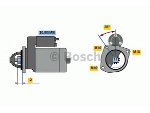 BOSCH 0 986 023 850 starteris 
 Elektros įranga -> Starterio sistema -> Starteris
5802 AT, 5802 AV, 5802 AW, 5802 CA