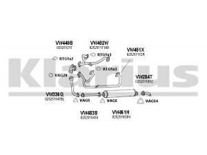 KLARIUS 930733U išmetimo sistema