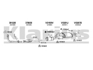 KLARIUS 960090U išmetimo sistema 
 Išmetimo sistema -> Išmetimo sistema, visa