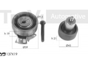 TREVI AUTOMOTIVE KD1354 paskirstymo diržo komplektas 
 Techninės priežiūros dalys -> Papildomas remontas