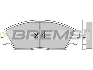 BREMSI BP2350 stabdžių trinkelių rinkinys, diskinis stabdys 
 Techninės priežiūros dalys -> Papildomas remontas
45022SE0000, 45022SE0010, 45022SE1305