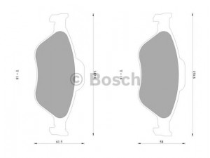 BOSCH 0 986 AB1 060 stabdžių trinkelių rinkinys, diskinis stabdys 
 Techninės priežiūros dalys -> Papildomas remontas
D3Y0 33 28ZA