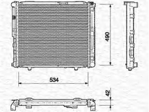 MAGNETI MARELLI 350213691000 radiatorius, variklio aušinimas 
 Aušinimo sistema -> Radiatorius/alyvos aušintuvas -> Radiatorius/dalys
1245002203, 1245009203, 1245009803