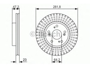 BOSCH 0 986 479 981 stabdžių diskas 
 Stabdžių sistema -> Diskinis stabdys -> Stabdžių diskas
45251-S7A-E10, 45251-SMG-E31, 45251-SMG-G10