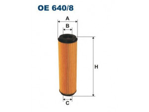 FILTRON OE640/8 alyvos filtras 
 Techninės priežiūros dalys -> Techninės priežiūros intervalai
2711800009, 2711800109, 2711840125