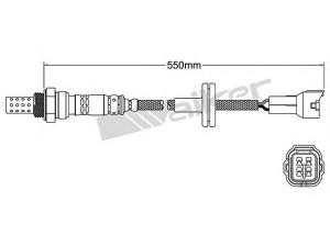 WALKER PRODUCTS 250-24967 lambda jutiklis 
 Variklis -> Variklio elektra
18213 65G32, 1821365G30, 1821365G31