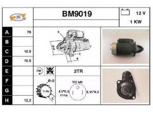 SNRA BM9019 starteris