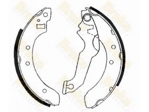 Brake ENGINEERING SH2171 stabdžių trinkelių komplektas 
 Techninės priežiūros dalys -> Papildomas remontas
1613131, 5015657, 5015659, 5020408