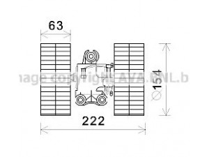 AVA QUALITY COOLING MS8633 elektrovariklis, vidinis pūtiklis 
 Šildymas / vėdinimas -> Orpūtė/dalys
0008357904, A0008357904