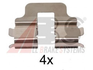 A.B.S. 1247Q priedų komplektas, diskinių stabdžių trinkelės 
 Stabdžių sistema -> Diskinis stabdys -> Stabdžių dalys/priedai
0041247000