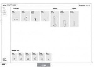DINEX 128201002 išmetimo sistema