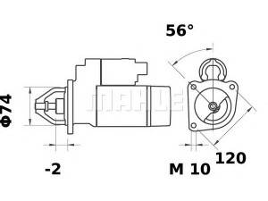 MAHLE ORIGINAL MS 31 starteris 
 Elektros įranga -> Starterio sistema -> Starteris
5802 F6, 5802 F7, 5802 H5, 5802 H6