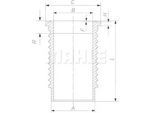 MAHLE ORIGINAL 061 WN 21 cilindro įvorė 
 Variklis -> Cilindrai/stūmokliai
1347234