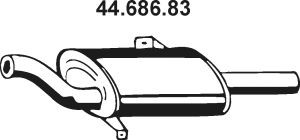 EBERSPÄCHER 44.686.83 galinis duslintuvas 
 Išmetimo sistema -> Duslintuvas
20100-69A62