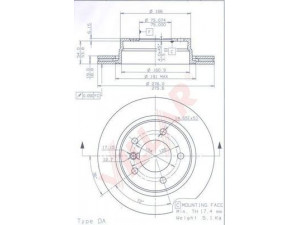 VILLAR 628.1422 stabdžių diskas 
 Dviratė transporto priemonės -> Stabdžių sistema -> Stabdžių diskai / priedai
34211162315, 34211165211, 34216855155