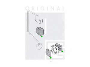 PE Automotive 2141-06200-0455-02 plataus kampo veidrodėlis