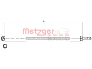 METZGER 4111368 stabdžių žarnelė 
 Stabdžių sistema -> Stabdžių žarnelės
246 420 0148