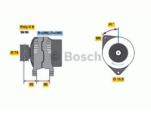 BOSCH 0 986 038 060 kintamosios srovės generatorius 
 Elektros įranga -> Kint. sr. generatorius/dalys -> Kintamosios srovės generatorius
23100 72J00, 23100 72J10, B310M-72J00EX