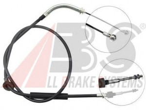 A.B.S. K13351 trosas, stovėjimo stabdys 
 Stabdžių sistema -> Valdymo svirtys/trosai
0K55-244-150G