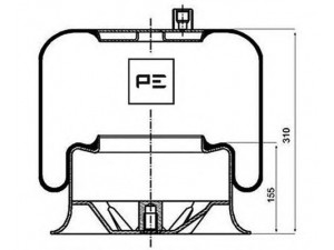 PE Automotive 084.111-73A dėklas, pneumatinė pakaba 
 Pakaba -> Pneumatinė pakaba
974 320 02 17, 974 320 04 17, 974 328 00 01