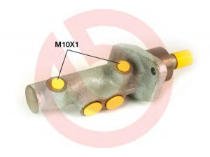 BREMBO M 28 023 pagrindinis cilindras, stabdžiai 
 Stabdžių sistema -> Pagrindinis stabdžių cilindras
GMC228, GMC230, GMC240, GMC241