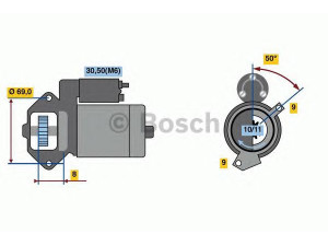 BOSCH 0 986 022 670 starteris 
 Elektros įranga -> Starterio sistema -> Starteris
12 41 7 801 203, 12 41 7 802 508