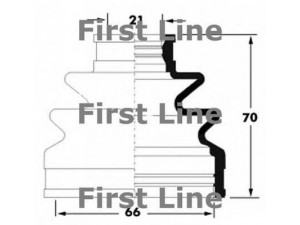 FIRST LINE FCB6040 gofruotoji membrana, kardaninis velenas 
 Ratų pavara -> Gofruotoji membrana
28423FE010