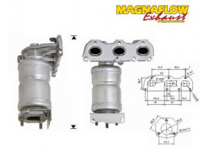 MAGNAFLOW 77021 katalizatoriaus keitiklis 
 Išmetimo sistema -> Katalizatoriaus keitiklis
03E253020GX