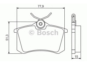BOSCH 0 986 495 226 stabdžių trinkelių rinkinys, diskinis stabdys 
 Techninės priežiūros dalys -> Papildomas remontas
191 698 451, 191 698 451 C, 191 698 451 D
