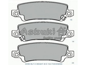 ASHUKI 1083-5202 stabdžių trinkelių rinkinys, diskinis stabdys 
 Techninės priežiūros dalys -> Papildomas remontas
0 986 424 790/BOSCH, 04466-02020