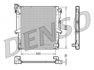 DENSO DRM45017 radiatorius, variklio aušinimas 
 Aušinimo sistema -> Radiatorius/alyvos aušintuvas -> Radiatorius/dalys
1350A182K, 1350A314, 1350A346, 1350A348