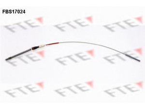 FTE FBS17024 trosas, stovėjimo stabdys 
 Stabdžių sistema -> Valdymo svirtys/trosai
522 569, 522 601, 522597, 90 189 719