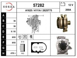 EAI 57282 kintamosios srovės generatorius
A0131549002