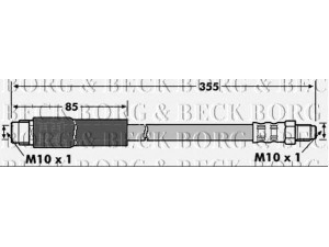 BORG & BECK BBH7098 stabdžių žarnelė 
 Stabdžių sistema -> Stabdžių žarnelės
639 428 0935, 6394280435, 6394280935