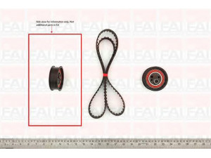 FAI AutoParts TBK207 paskirstymo diržo komplektas 
 Techninės priežiūros dalys -> Papildomas remontas