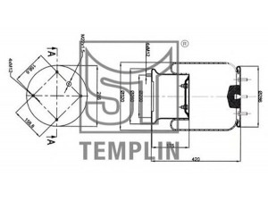 ST-TEMPLIN 04.060.6006.670 dėklas, pneumatinė pakaba
8403 / 102, 505 859, 785 170, 212 15 633