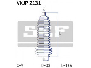 SKF VKJP 2131 gofruotoji membrana, vairavimas 
 Vairavimas -> Gofruotoji membrana/sandarinimai
77 01 469 567, 77 01 469 571