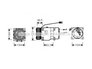 AVA QUALITY COOLING CNK257 kompresorius, oro kondicionierius 
 Oro kondicionavimas -> Kompresorius/dalys
6453QV, 6453QW, 9613260680, 9640486480