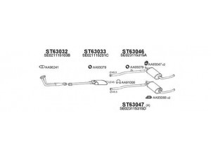 VENEPORTE 630112 išmetimo sistema 
 Išmetimo sistema -> Išmetimo sistema, visa