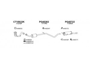 VENEPORTE 450664 išmetimo sistema 
 Išmetimo sistema -> Išmetimo sistema, visa